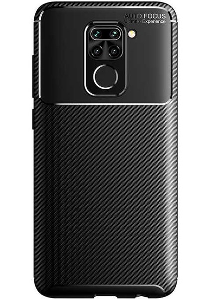 Xiaomi Redmi Note 9 Kılıf Karbon Görünümlü Ultra Ince ve Dayanıklı Silikon Kapak