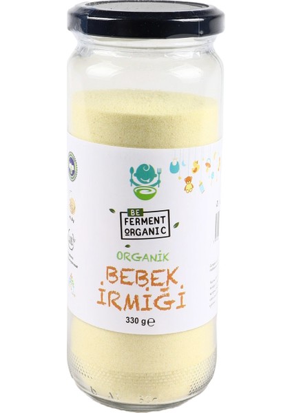 Beferment Organik Bebek Irmiği 330 gr