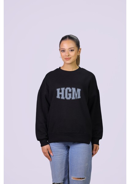 Hgm Temalı Özel Tasarım Crop Sweatshirt