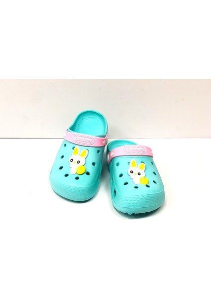Önü Kapalı Çocuk Crocss Model Günlük Ev Okul Havuz Sandalet Terlik