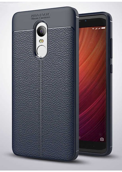 Xiaomi Redmi Note 4x Kılıf Deri Silikon Görünümlü Premium Kılıf