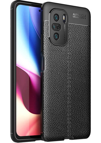 Xiaomi Redmi K40 Kılıf Deri Silikon Görünümlü Uzun Süre Kullanıma Uygun Premium Kılıf