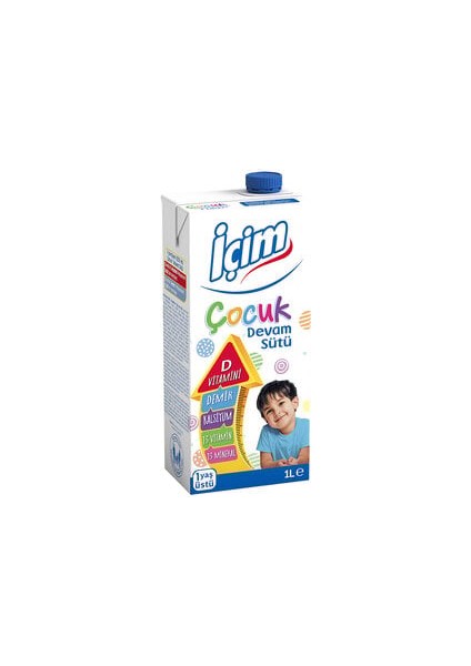 ( Cino Çikolata ) Içim Çocuk Devam Sütü 1 L ( 2 Adet )
