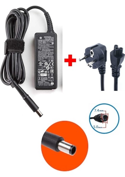 Orjinal Hp 19,5V 2,31A 45W 7.4x5.0mm Notebook Adaptörü HSTNN-DA40