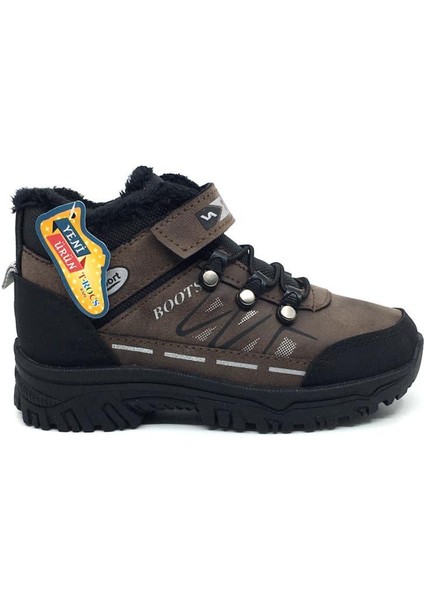 T-Rocs Erkek Rahat Çocuk Kışlık Kauçuk Kaymaz Taban Kısa Bot Spor Ayakkabı 26-35 fiyatları