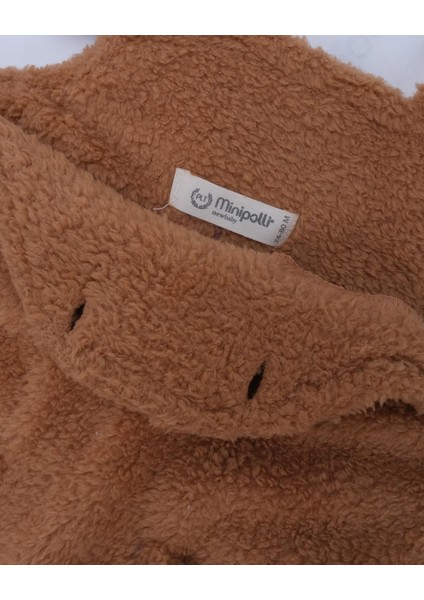 Unisex Ayıcıklı Peluş Salopet Mevsimlik Pamuk Penye 2'li Takım fırsatları