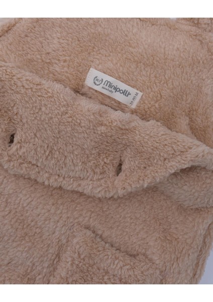 Unisex Ayıcıklı Peluş Salopet Mevsimlik Pamuk Penye 2'li Takım fırsatları