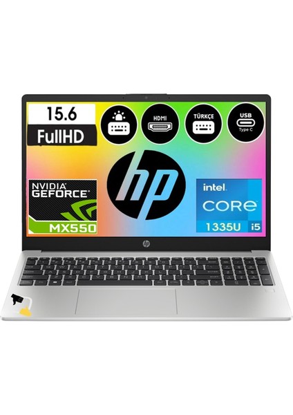 250 G10 Intel Core I5 1335U 16GB 512SSD Nvıdıa Geforce MX550 2gb 15.6" Fullhd W11P Klavye Işıklı Taşınabilir Bilgisayar 8A539EA Snertech Çanta Hediye