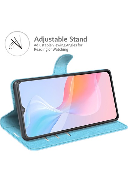 Vivo Y21 Pratik Tasarım Telefon Kasası Cüzdan Standı Litchi Cilt Flip Deri Telefon Kapak Kabuğu (Yurt Dışından) fiyatları