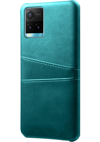 Vivo Y21 / Vivo Y21S / Vivo Y33S Darbeye Dayanıklı Telefon Kaplaması Pu Deri ve Pc Telefon Kılıfı 2 Kart Yuvası ile (Yurt Dışından) modelleri