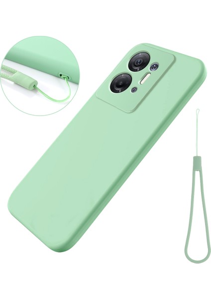 Infinix Hot 30 Sıvı Silikon + Yumuşak Astar Çizelge Anti-Çizelge Telefon Geri Kapak (Yurt Dışından)