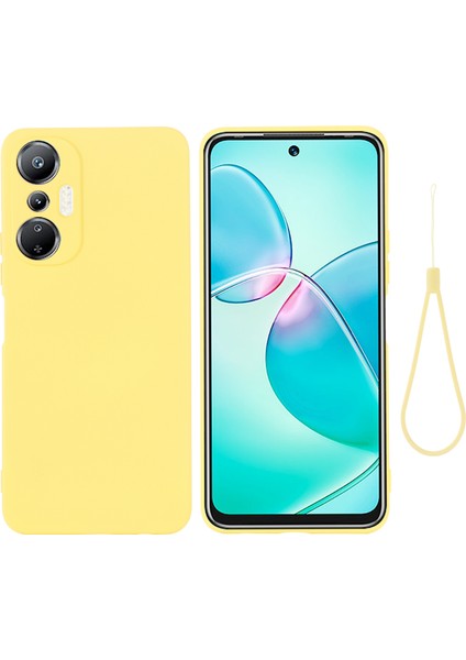Infinix Hot 20S 4g Telefon Kabuğu Koruyucusu Çizgi Anti-Çizgi Yumuşak Astar Sıvı Silikon Cep Telefon Kılıfı Kapak (Yurt Dışından)