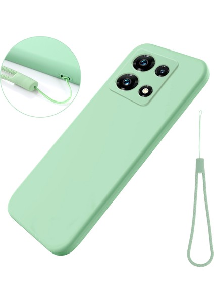 Infinix Note 30 Pro 4g Yumuşak Astar Telefon Kılıfı Sıvı Silikon Şok Geçirmez Kapak (Yurt Dışından)