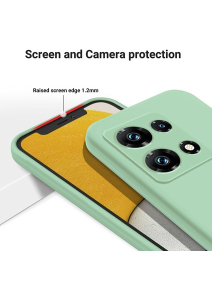Infinix Note 30 Pro 4g Yumuşak Astar Telefon Kılıfı Sıvı Silikon Şok Geçirmez Kapak (Yurt Dışından)