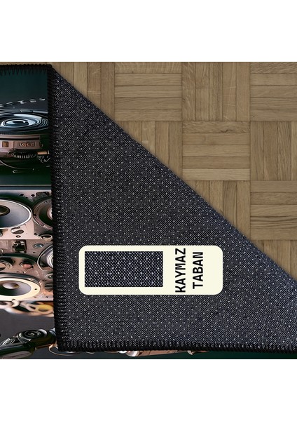 Özel Tasarım, Pamuklu ve Kaydırmaz Taban, Yıkanabilir, Modern, Farklı Tasarım, Modern Halı