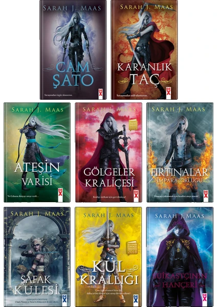 Cam Şato Serisi 8 Kitap - Sarah J. Maas