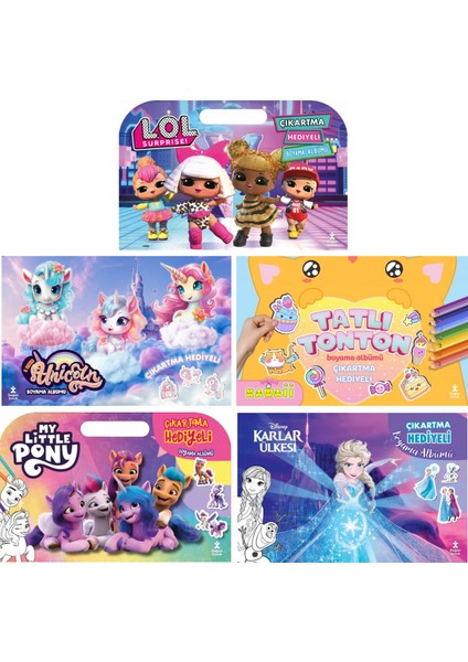 Lol Surprise - Kawaii - My Little Pony - Unicorn - Karlar Ülkesi 5 Kitap