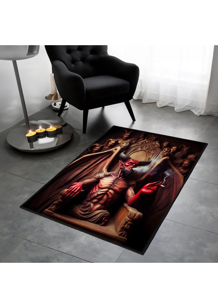 Özel Tasarım, Pamuklu ve Kaydırmaz Taban, Yıkanabilir, Modern, Farklı Tasarım, Modern Halı