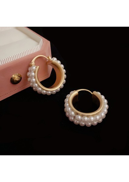 Vintage Daire Inci Küpeler, Hafif ve Çok Yönlü Küpeler (Yurt Dışından)