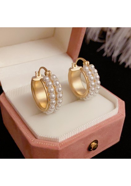 Vintage Daire Inci Küpeler, Hafif ve Çok Yönlü Küpeler (Yurt Dışından) modelleri