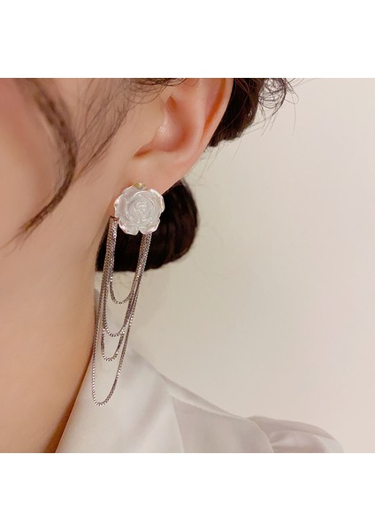 Vintage Mizaç Çiçek Uzun Püskül Küpeler, Narin ve Birinci Sınıf Küpeler (Yurt Dışından) modelleri