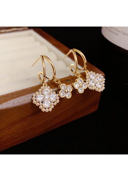 Zirkonya Çiçek Püskül Küpe, Narin Moda Küpeler (Yurt Dışından) fiyatları