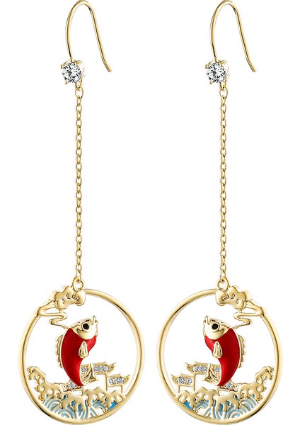 Çin Tarzı Uzun Mizaçlı Küpeler, Şık ve Çok Yönlü (Yurt Dışından)