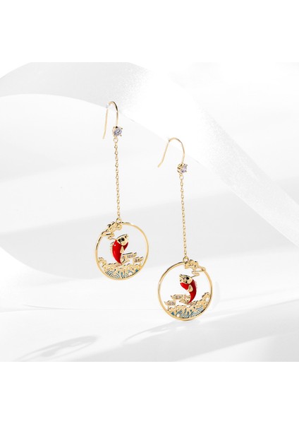 Çin Tarzı Uzun Mizaçlı Küpeler, Şık ve Çok Yönlü (Yurt Dışından) fiyatları