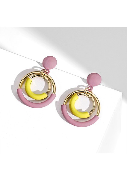 Pembe Moda Sade Küpeler, Zarif Yaratıcı Küpeler (Yurt Dışından)