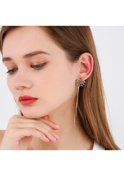 Uzun Fashion Sense Kuğu Püsküllü Küpe (Yurt Dışından) modelleri