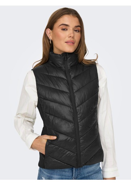 Kadın Desenli Siyah Renk Şişme Yelek 15311249 fiyatları