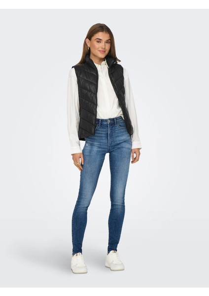 Kadın Desenli Siyah Renk Şişme Yelek 15311249 modelleri