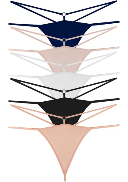 Kadın Kelebek Model Ipli String 5li Paket