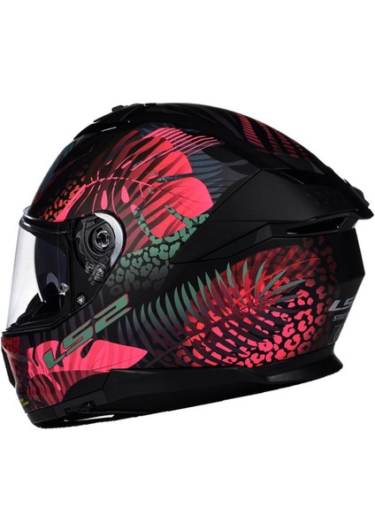 Stream 2 Jungle Mat Siyah-Mavi-Pembe Kask modelleri