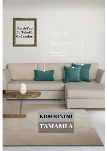 Kadife Dokulu Koyu Petrol Renk Masa Örtüsü 12487-Koyu Petrol fırsatları