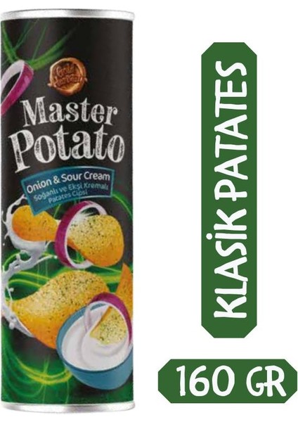 Master Patato Krema ve Soğanlı Cips 160 gr