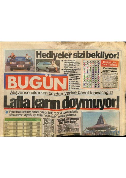 Bugün Gazetesi 17 Eylül 1990 - Adnan Menderes ve Arkadaşlarının Mezarları Açıldı GZ75226