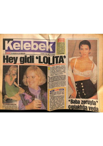 Hürriyet Gazetesi Kelebek Eki 17 Ekim 1990 - Gebelikte Cinsellik GZ75745