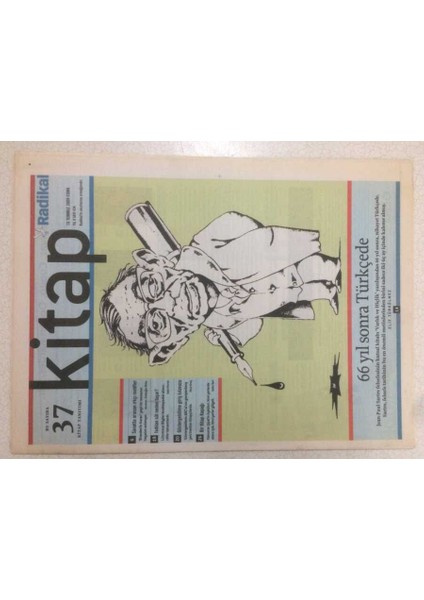 Radikal Gazetesi Kitap Eki 10 Temmuz 2009 - 66 Yıl Sonra Türkçede GZ51118