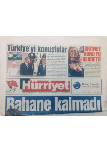 Hürriyet Gazetesi 10 Haziran 2004 - Bahane Kalmadı.yargıtay Deplilerin Tahliyelerine Karar Verdi GZ46674