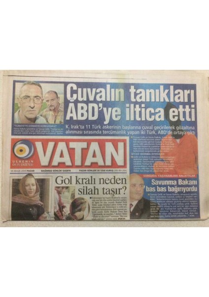 Vatan Gazetesi 18 Aralık 2005 - Sibel Can Dyp Lideri Mehmet Ağarla Yakından Ilgilendi GZ47924