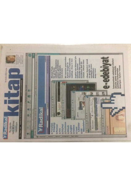 Radikal Gazetesi Kitap Eki 19 Aralık 2003 - E Edebiyat GZ51113