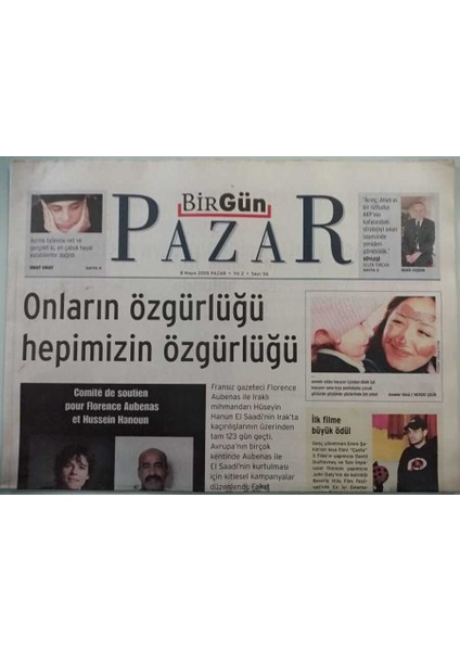 Birgün Pazar Gazetesi 8 Mayıs 2005 Küresel Adalet Mümkün Mü? - GZ44947 fiyatları
