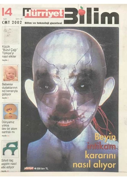 Hürriyet Gazetesi 14 Eylül 2002 Bilim Eki Sayı36-Beyin Intikam Kararını Nasıl Alıyor GZ30550