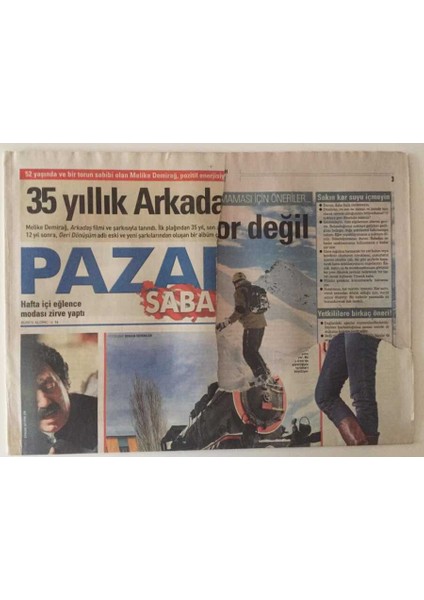 Sabah Gazetesi Pazar Eki 15 Şubat 2009 - Müslüm Gürses Röportajı Sırada Klasik Müzik Var , Muhterem Hanıma Bir Şey Olsa Yıkılırım GZ31441