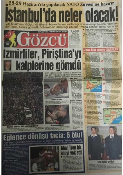 Gözcü Gazetesi 18 Haziran 2004-KAYAHAN ,hülya Avşara Fena Patladı GZ45478