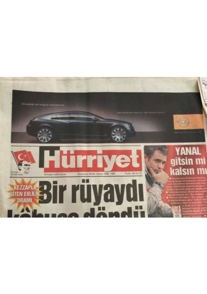 Hürriyet Gazetesi 19 Kasım 2004-GEZMIŞIN Yoldaşı Çakıcının Avukatı GZ45103