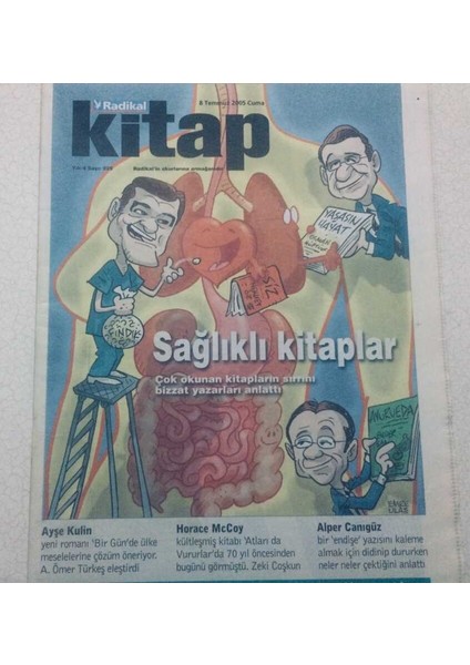 Radikal Gazetesi Kitap Eki - 8 Temmuz 2005 - Sağlıklı Kitaplar GZ46750