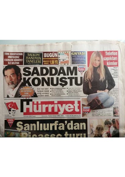Hürriyet Gazetesi 18 Aralık 2005 Ab Baskı Yapıyor - Polis Biz Uyardık Savcılık Izin Verdi - GZ44603 fiyatları