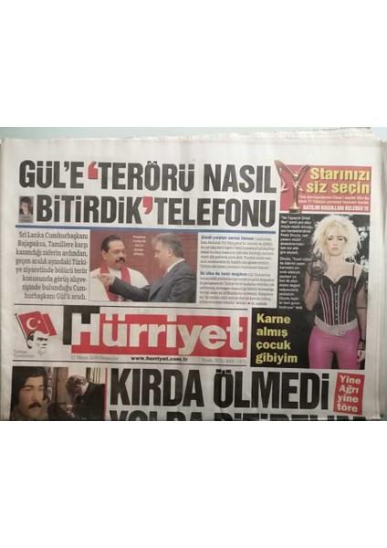 Hürriyet Gazetesi 21 Mayıs 2009 Beyaz Süperstarı Nihayet Ikna Etti - Yeşilçamdan Darülacezeye -GZ44380 fiyatları